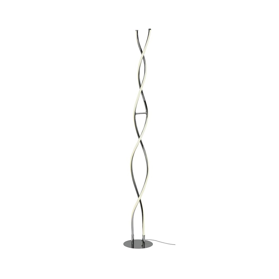 VINDLA LED GOLVLAMPA KROM